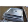 Image 8 : Approx 5 2" Full Size Hotel Pans, Qty Approx 4 1/2 Size Hotel Pan Covers, Qty Aprrox 5 Plastic Hotel