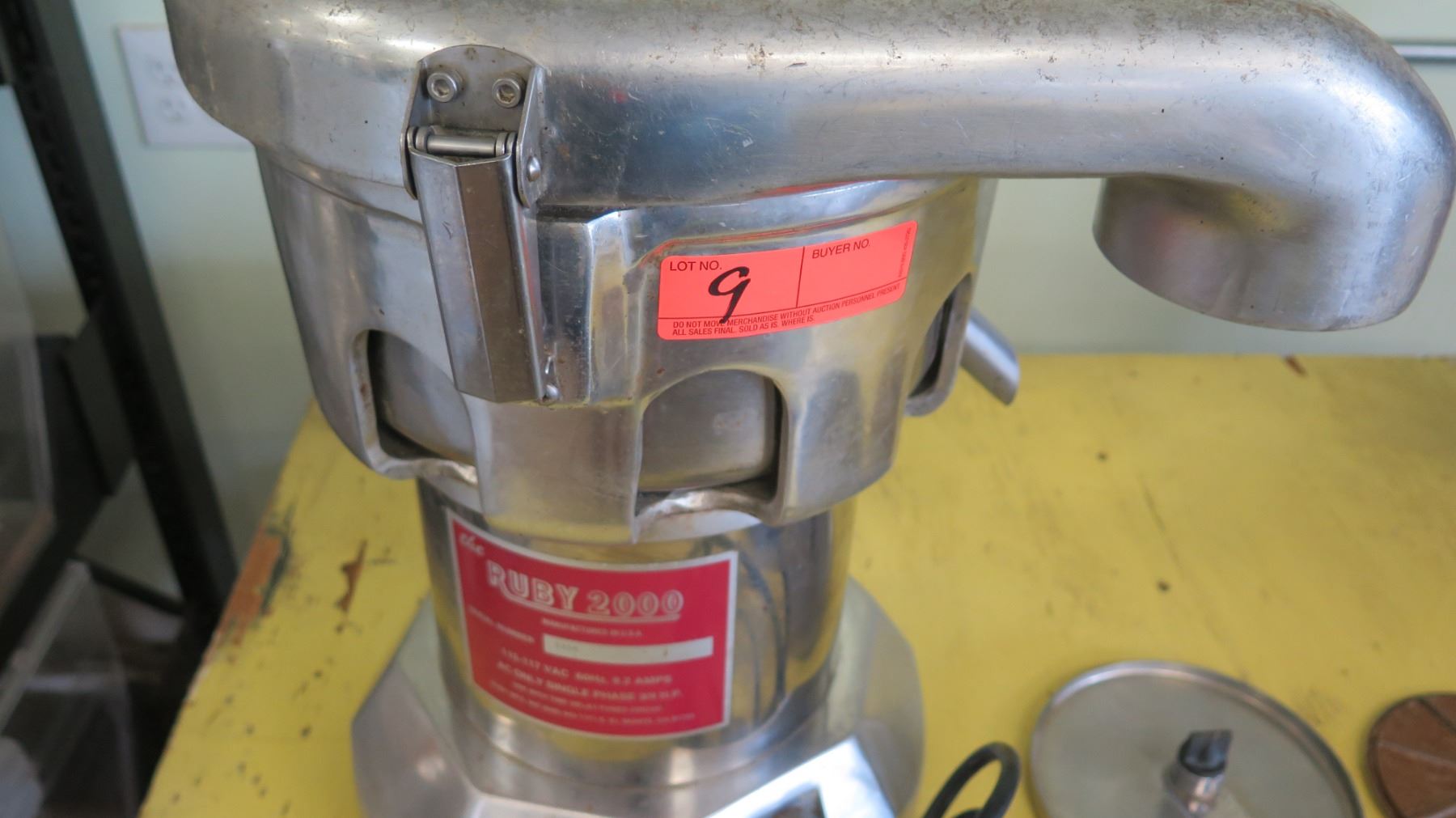 Extractor Ruby 2000 Ruby 2000 Commercial Heavy Duty Extractor, Juice Machine