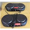 Image 1 : GE Double Burner Electric Hot Plates 2pc