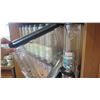 Image 8 : Trade Fixtures Radeus 418 Gravity Dispensers (9pcs) w/ Wooden Display Cabinet 48 x 19.5 x 73 H