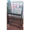 Image 2 : Black Metal Display Shelving Units and Stands (Approx 10pcs) - Tallest 75" H, Shortest 43" H
