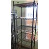 Image 8 : Black Metal Display Shelving Units and Stands (Approx 10pcs) - Tallest 75" H, Shortest 43" H