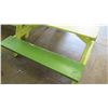 Image 3 : Yellow and Green Wood Picnic Table
