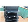 Image 2 : Madix Black Adjustable Retail Shelving Unit 55" Tall, 27" back and front total depth