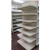 Image 2 : Madix Off-White Adjustable Retail Shelving System (Entire Row, Approx. 227" L)