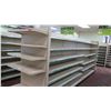 Image 1 : Madix Off-White Adjustable Retail Shelving System (Entire Row, Approx. 227" L)