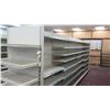 Image 8 : Madix Off-White Adjustable Retail Shelving System (Entire Row, Approx. 227" L)