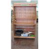 Image 1 : Wooden Merchandise Display Cabinet w/ Shelving