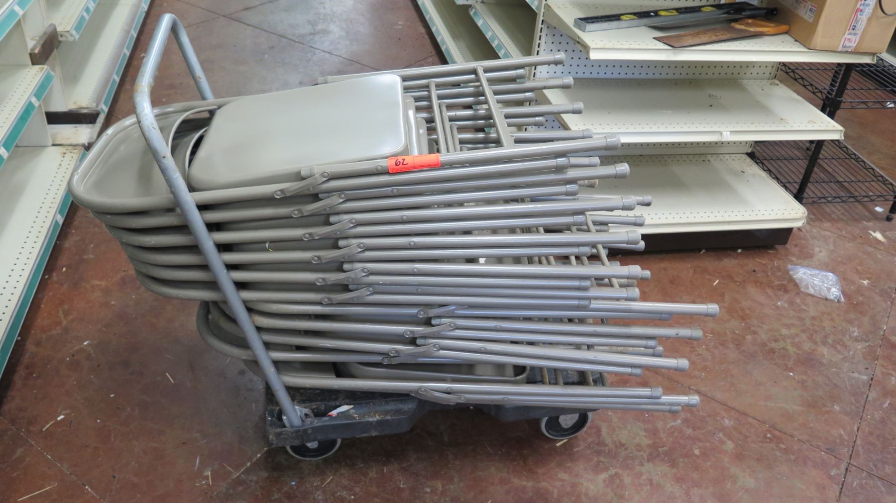 Folding Metal Chairs, Approx 11 pcs