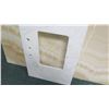 Image 2 : Double-Sink White Marble Countertop Slab, Approx. 89.5" x 23"