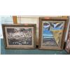 Image 1 : Framed Palm Tree, Black & White Vintage Hula Photos 28.5x36.5 & 37x29.5