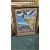 Image 3 : Framed Palm Tree, Black & White Vintage Hula Photos 28.5x36.5 & 37x29.5