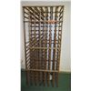 Image 1 : Wooden Wine Rack (Slightly Wobbly), Approx. 32.5 x 25 x 75.5 H