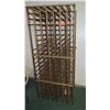 Image 2 : Wooden Wine Rack (Slightly Wobbly), Approx. 32.5 x 25 x 75.5 H