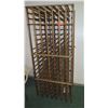 Image 2 : Wooden Wine Rack (Slightly Wobbly), Approx. 32.5 x 25 x 75.5 H