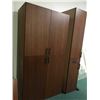 Image 1 : Two Tall Cabinets (wide cabinet 39x24x76H, narrow cabinet 16x27x83H)