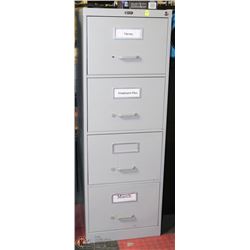 GREY 4 DRAWER FILING CABINET
