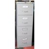 Image 1 : GREY 4 DRAWER FILING CABINET