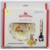 Image 1 : BUNNYKINS BY ROYAL DOULTON FOOD BOWL AND SPOON