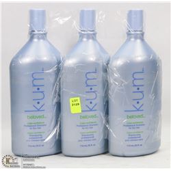 3 BOTTLES KUM BELOVED SHAMPOO FOR DRY HAIR
