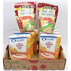 FLAT OF ASSORTED BABY CEREAL