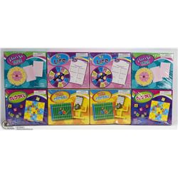 GROUP OF 8 ASSORTED KIDS GAMES