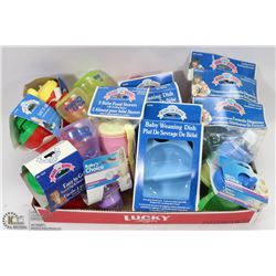 FLAT OF ASSORTED BABY PRODUCTS