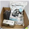 Image 1 : BOX WITH 2 RESPIRATORS & REPLACEMENT CARTRIDGES