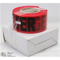 PAIR OF NEW 1,000FT ROLLS OF BARRICADE TAPE