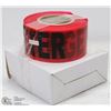Image 1 : PAIR OF NEW 1,000FT ROLLS OF BARRICADE TAPE