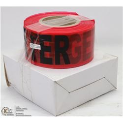 PAIR OF NEW 1,000FT ROLLS OF BARRICADE TAPE