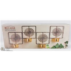 BEST HOME CANDLE HOLDER 5PC METAL WALL SCONCE