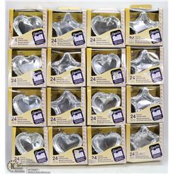 BUNDLE OF ASSORTED SHAPED FOIL FUN BAKING MOUDLES