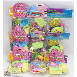 NINE KIDS ASSORTED PLAYSETS