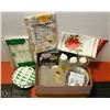#23) BOX OF ASSORTED KITCHEN ITEMS