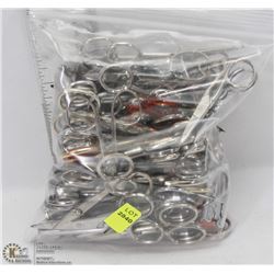 BAG OF ASSORTED SCISSORS