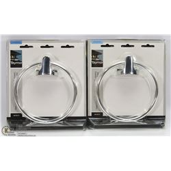 LOT OF 2 TAYMOR TOWEL RINGS
