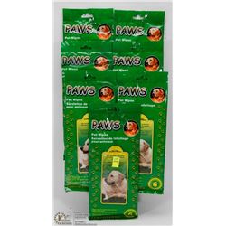 7 PACKS OF PAWS PET WIPES