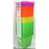Image 1 : BUNDLE OF COLORFUL PLASTIC TOTES/BASKETS