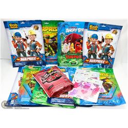 BOX FULL OF SURPRISE BAGS INCL NINJA TURTLES,