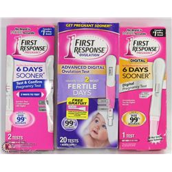 BUNDLE OF OVULATION TEST AND PREGNANCY TESTS