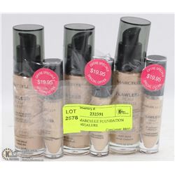 LOT OF MARCELLE FOUNDATION AND CONCEALERS