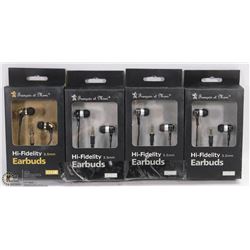 LOT OF FOUR HIGH FIDELITY HEADPHONES