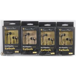 LOT OF FOUR HIGH FIDELITY HEADPHONES