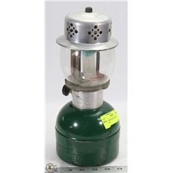 GREEN 1960'S ROUND SHADE LANTERN