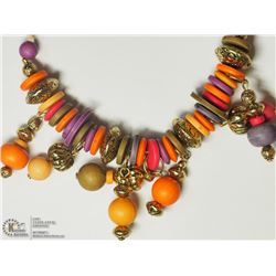 8) GENUINE BEADED NECKLACE
