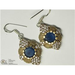 16) STERLING SILVER CUBIC ZIRCONIA & GEMSTONES