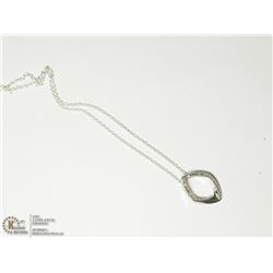 26) STERLING SILVER NECKLACE