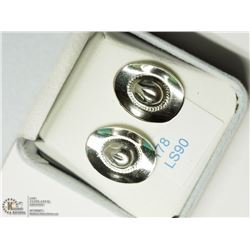 28) STERLING SILVER COWBOY HAT EARRINGS