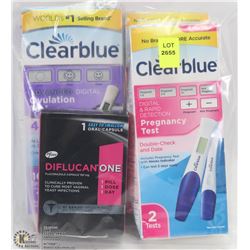 BAG OF PREGNANCY TEST OVULATION TEST AND